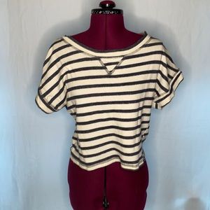 Bjewel terrycloth crop Top, tee